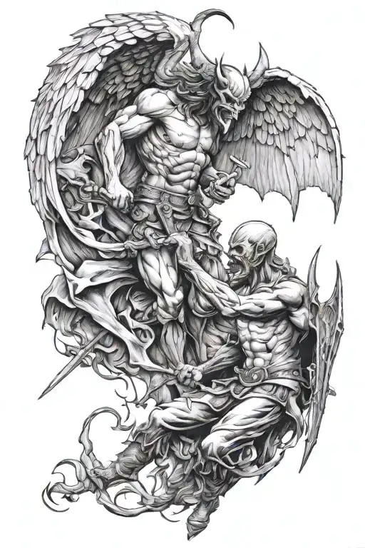 Angle And Demon Battle Field