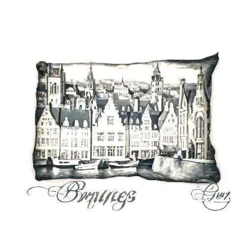 A Dark Arm Sleeve About Bruges City