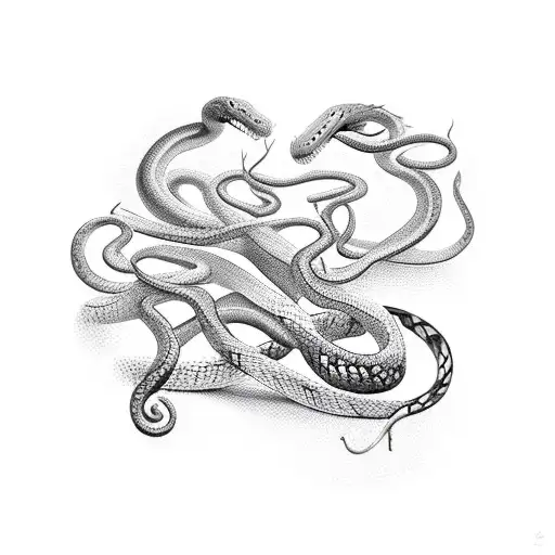 Snake Vines And Pomegranates