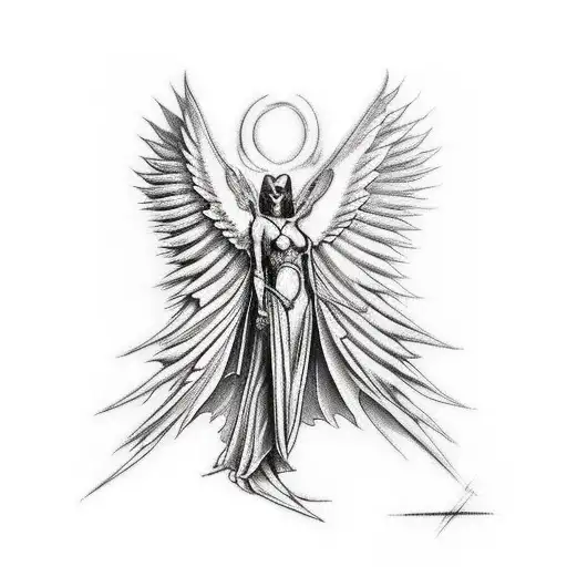 Azrael Angel Of Death For Back