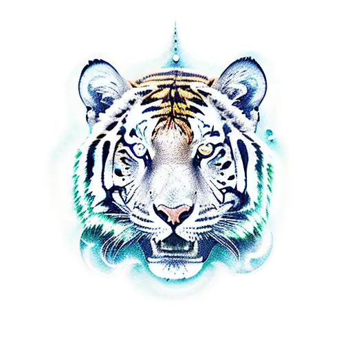 Aquarius Sign With Tiger