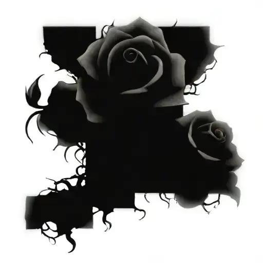 Roses With Roots And Thorns Making The Word Gomez