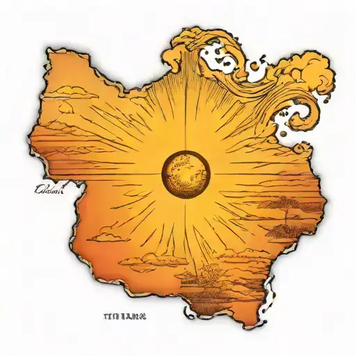 Texas Shaped Sunrise