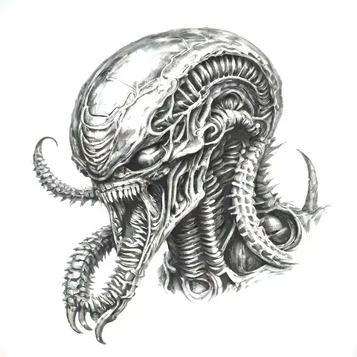 Realistic Xenomorph Alien From Alien Movie