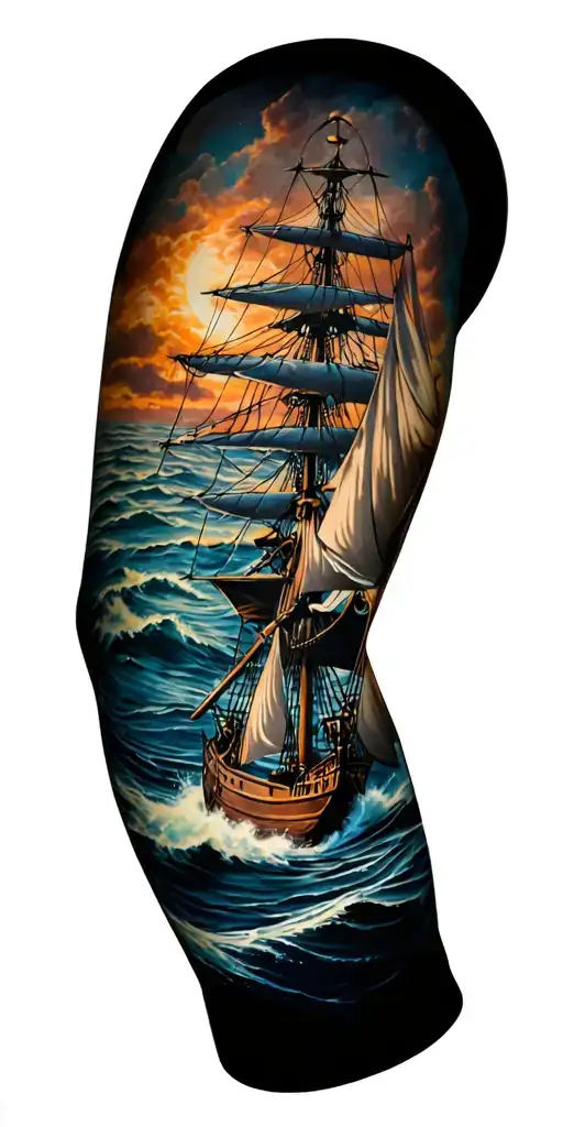 Nautical Arm Sleeve