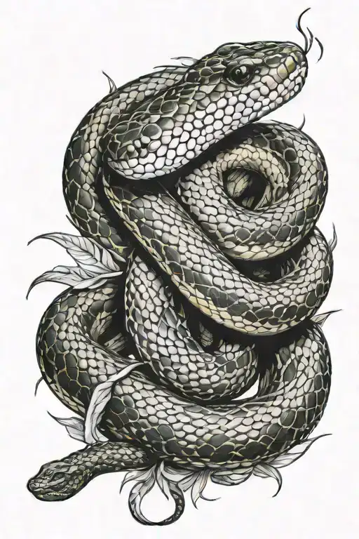 Snake Wrapped