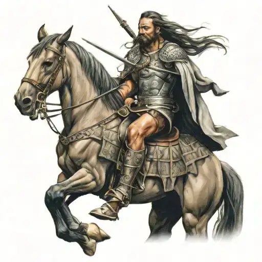 Warrior On Horseback