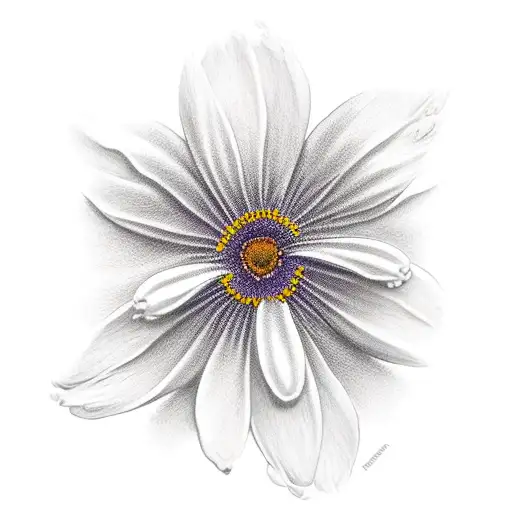 Primrose Wrapprd Around Daisy Flower