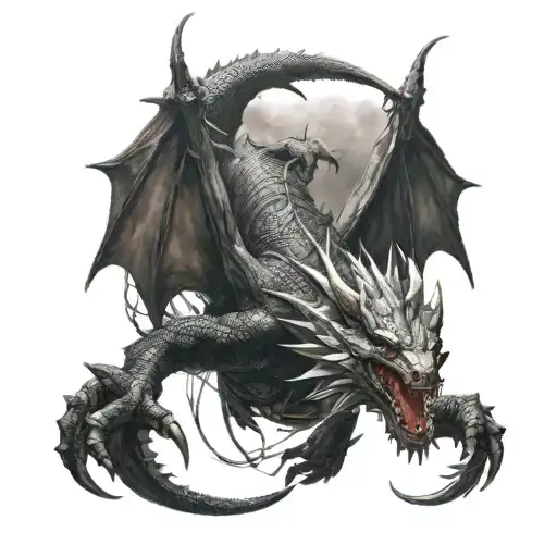 Witcher Dragon Flying