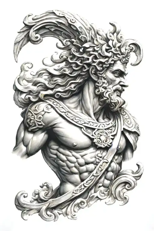 Greek God Strength Inspired