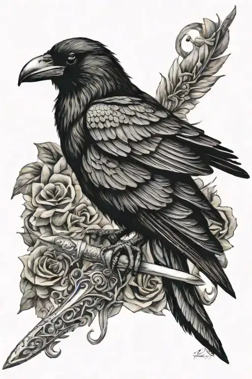 Crow Trifecta & Sword Wrapped