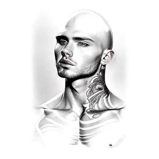 Hot Beautiful Muscular Male