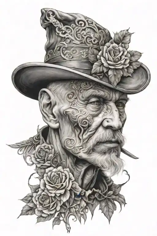 Hucho Taimen With Shadow 3D