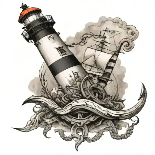 Anchor And Light House