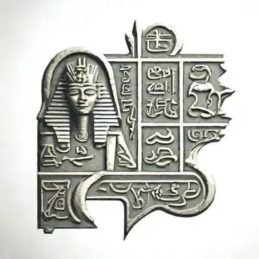 Egyptian Hieroglyphs Small Text