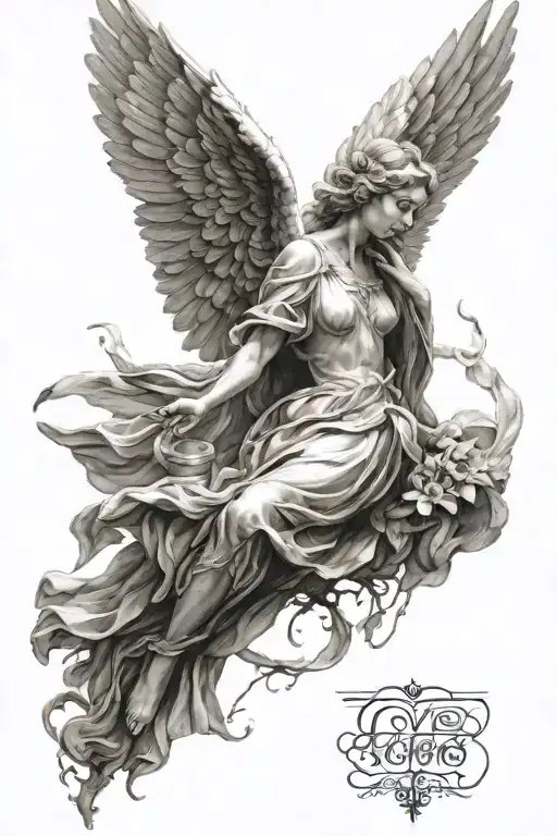 Ultra Realistisk Love Angel In Dream Caused By The Flight