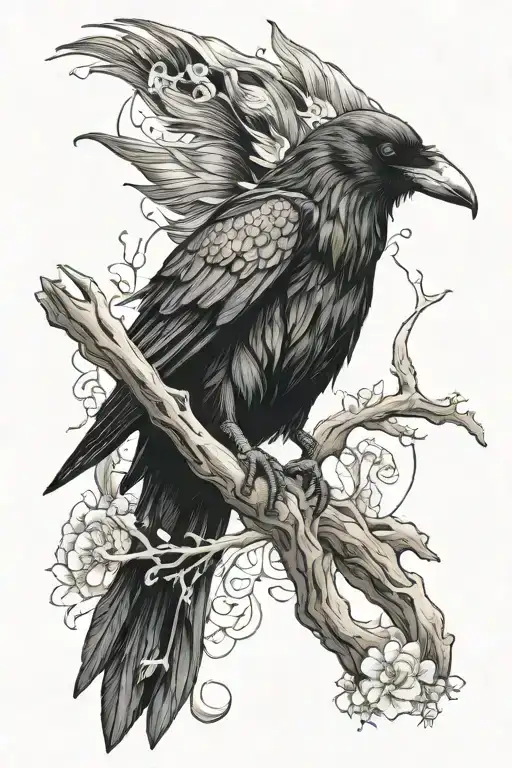 Aquarius Mystic Raven