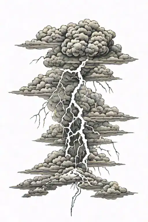 Lightning And Dark Clouds