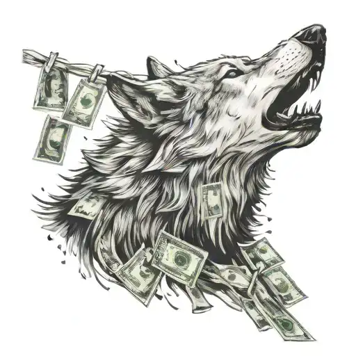 Wolf Howling Money Falling