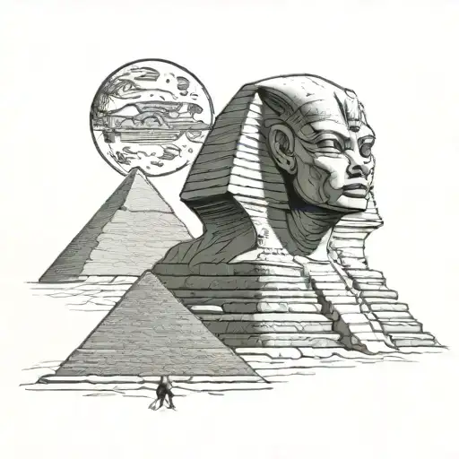 Alien Egypt Pyramids