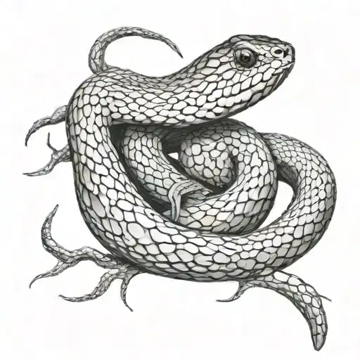 Snake Coiled