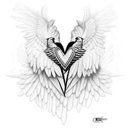 Raven With Heart In Chain