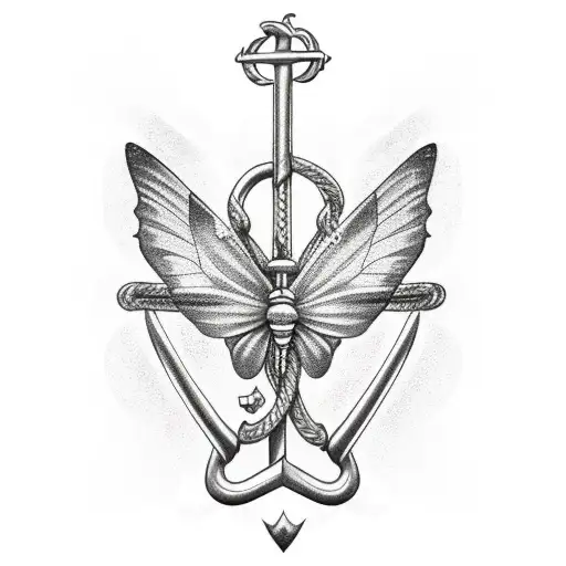 Butterfly Pulling Anchor