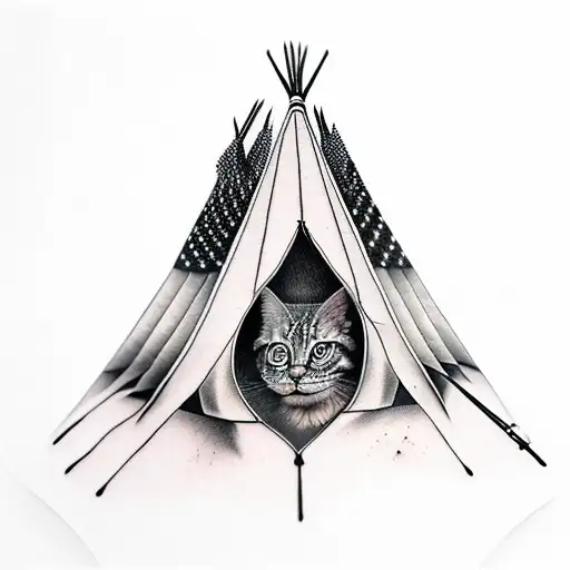 Dark Scratch Vibe Of Tipis