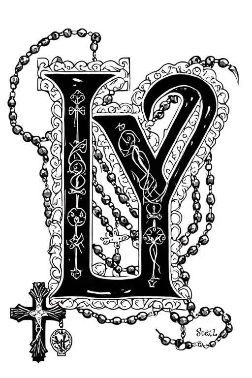 Catholic Rosary Letter L And Y