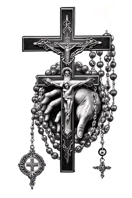 Catholic Rosary Forearm