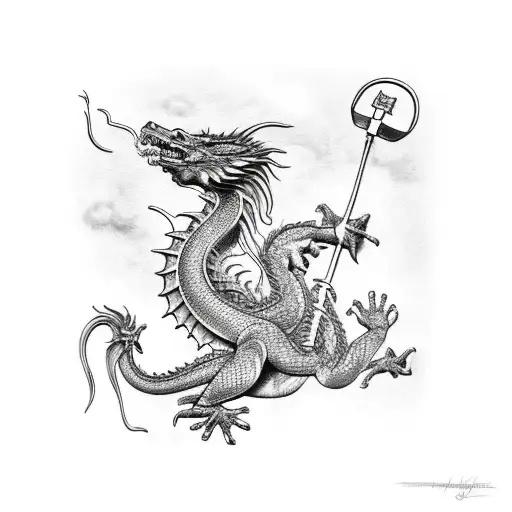 Saint Georges Killing The Dragon