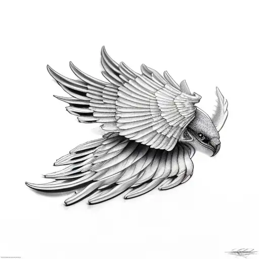 Wing Realistic For Richt Arm