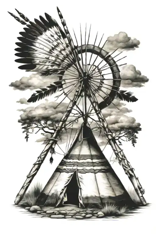 Native American Teepee