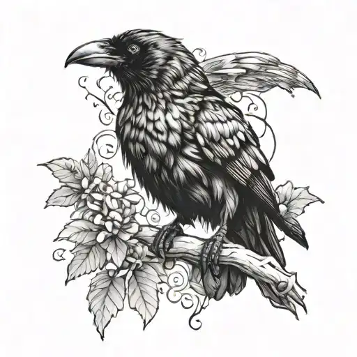 A Hauntingly Beautiful Crow
