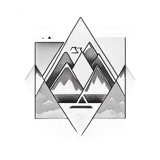 Mountain And Triangle