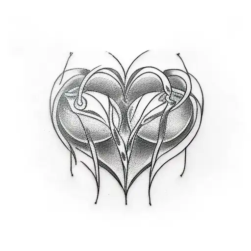 Poorly Handwritten Black Hearts