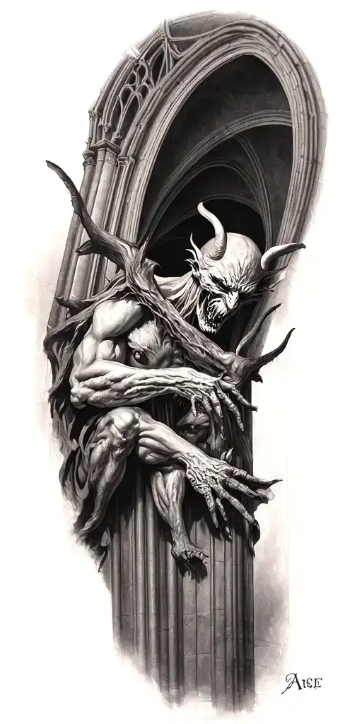 Demons Trapped In A Cathedral Realism