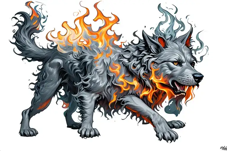 Cerberus On Fire