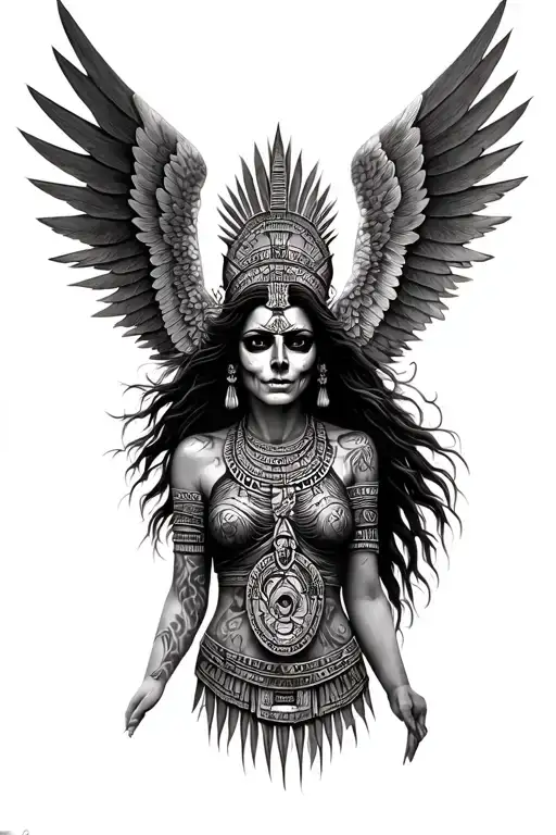 Aztec Goddes Of Death Angel