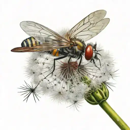 Dandelion Flower Fly Away