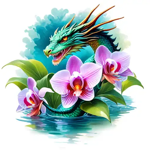 Dragons And Water Orchids