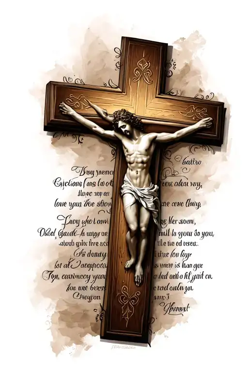 Cross With Bible Verse