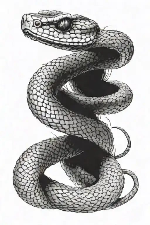 Snake Forearm Tattoo Design