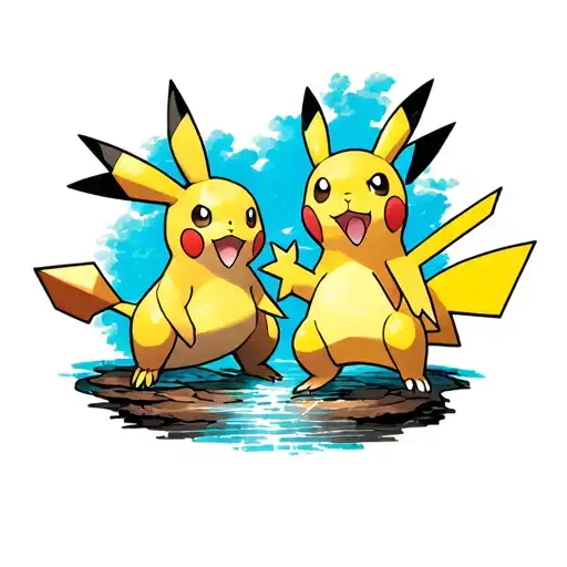 Pokemon Battle Scene