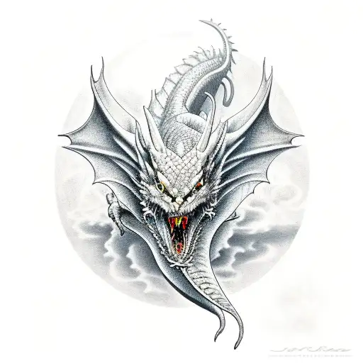 Dragon Hold The World And Time