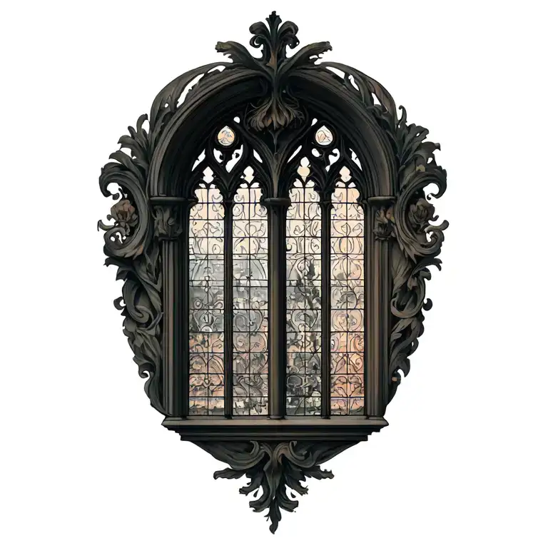 Coverup Baroquec And Church Window