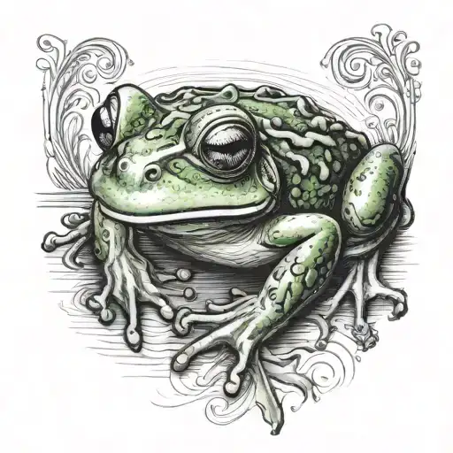 Frog With A Cigar