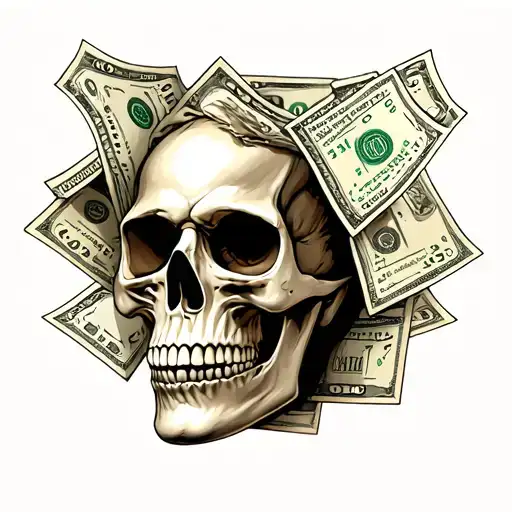 Skull Deamon Money