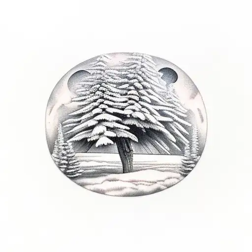 Raven With Forests In The Background