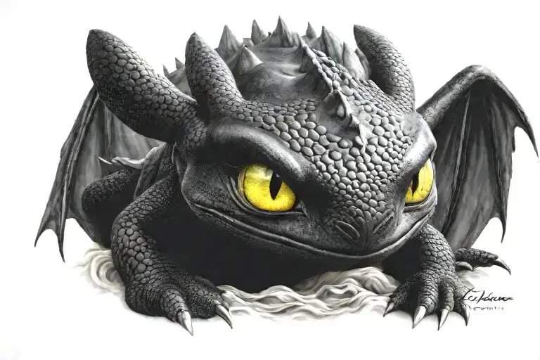 Toothless From How To Train Your Dragon